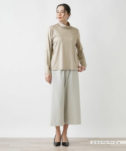 Leilian PLUS HOUSE / レリアンプラスハウス カットソー | 【店舗人気】ハイネックカットソー【シルク混】 | 詳細13