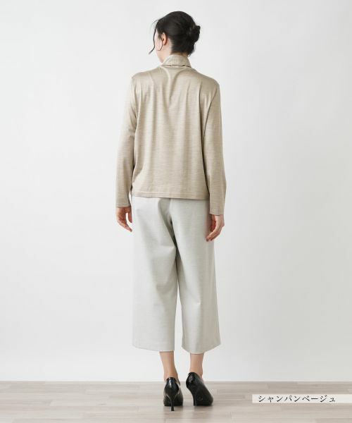 Leilian PLUS HOUSE / レリアンプラスハウス カットソー | 【店舗人気】ハイネックカットソー【シルク混】 | 詳細15