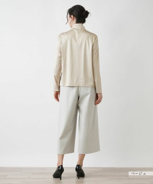 Leilian PLUS HOUSE / レリアンプラスハウス カットソー | 【店舗人気】ハイネックカットソー【シルク混】 | 詳細18