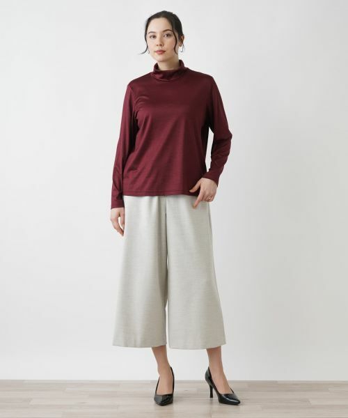 Leilian PLUS HOUSE / レリアンプラスハウス カットソー | 【店舗人気】ハイネックカットソー【シルク混】 | 詳細19