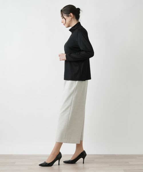 Leilian PLUS HOUSE / レリアンプラスハウス カットソー | 【店舗人気】ハイネックカットソー【シルク混】 | 詳細2