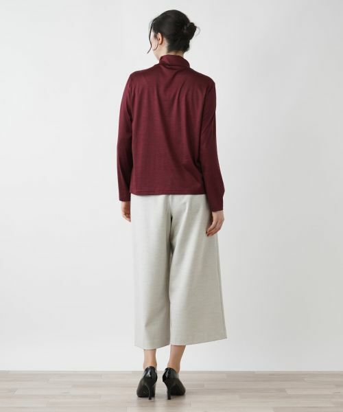 Leilian PLUS HOUSE / レリアンプラスハウス カットソー | 【店舗人気】ハイネックカットソー【シルク混】 | 詳細21