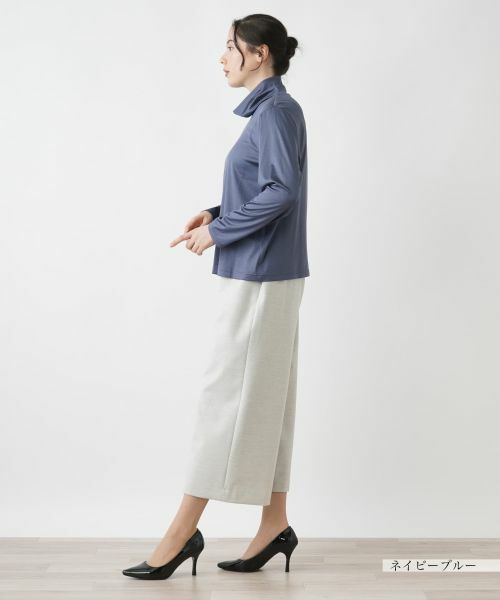 Leilian PLUS HOUSE / レリアンプラスハウス カットソー | 【店舗人気】ハイネックカットソー【シルク混】 | 詳細23