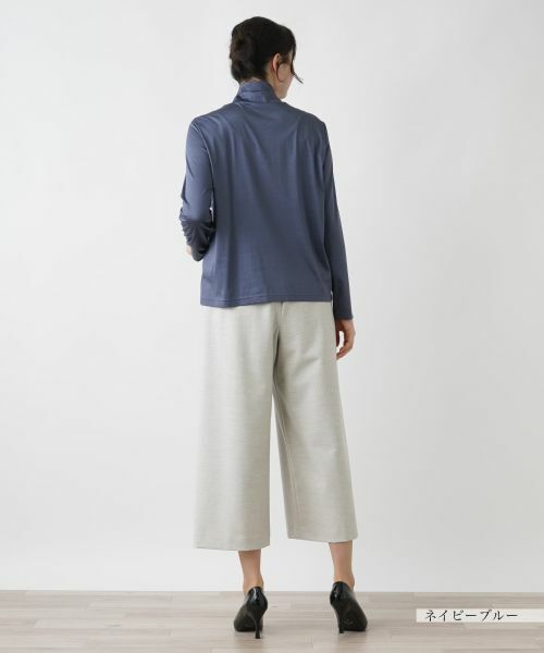 Leilian PLUS HOUSE / レリアンプラスハウス カットソー | 【店舗人気】ハイネックカットソー【シルク混】 | 詳細24