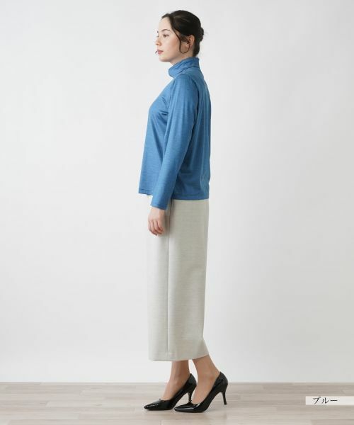 Leilian PLUS HOUSE / レリアンプラスハウス カットソー | 【店舗人気】ハイネックカットソー【シルク混】 | 詳細26