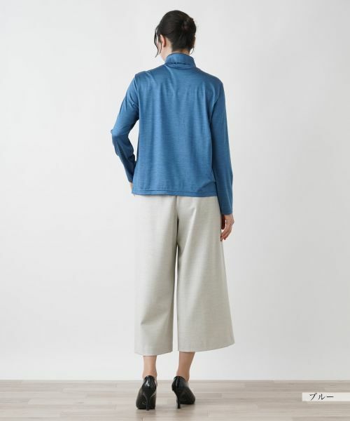 Leilian PLUS HOUSE / レリアンプラスハウス カットソー | 【店舗人気】ハイネックカットソー【シルク混】 | 詳細27