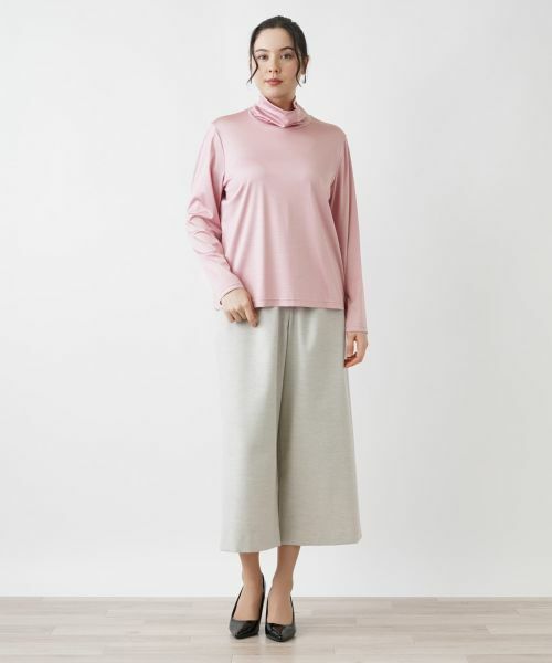 Leilian PLUS HOUSE / レリアンプラスハウス カットソー | 【店舗人気】ハイネックカットソー【シルク混】 | 詳細28