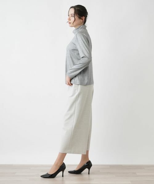 Leilian PLUS HOUSE / レリアンプラスハウス カットソー | 【店舗人気】ハイネックカットソー【シルク混】 | 詳細6