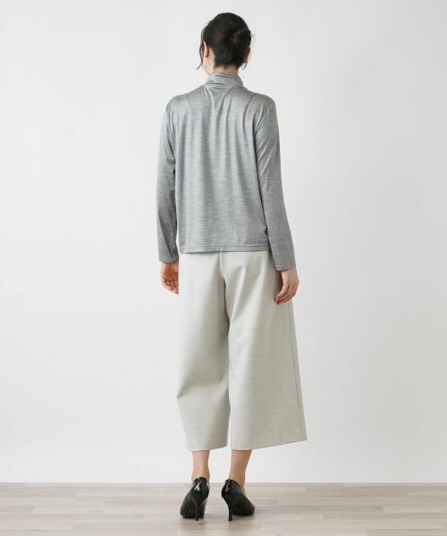 Leilian PLUS HOUSE / レリアンプラスハウス カットソー | 【店舗人気】ハイネックカットソー【シルク混】 | 詳細7