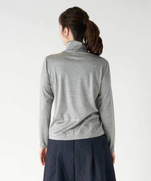 Leilian PLUS HOUSE / レリアンプラスハウス カットソー | 【店舗人気】ハイネックカットソー【シルク混】 | 詳細8