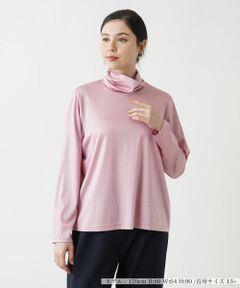 Leilian PLUS HOUSE / レリアンプラスハウス カットソー | 【店舗人気】タートルネックカットソー【シルク混】