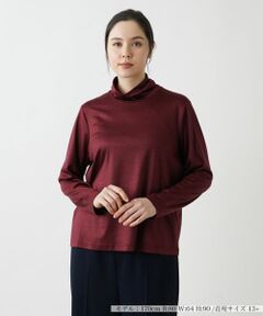 Leilian PLUS HOUSE / レリアンプラスハウス カットソー | 【店舗人気】タートルネックカットソー【シルク混】