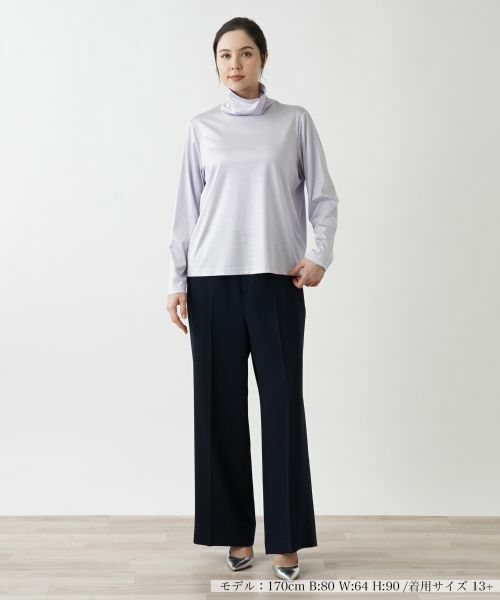 Leilian PLUS HOUSE / レリアンプラスハウス カットソー | 【店舗人気】タートルネックカットソー【シルク混】 | 詳細13