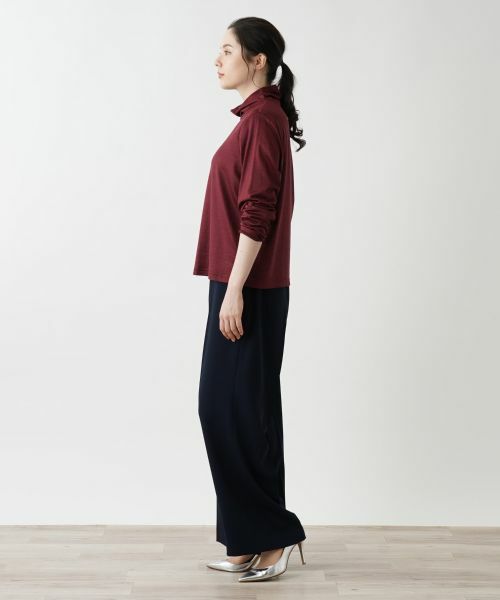 Leilian PLUS HOUSE / レリアンプラスハウス カットソー | 【店舗人気】タートルネックカットソー【シルク混】 | 詳細2