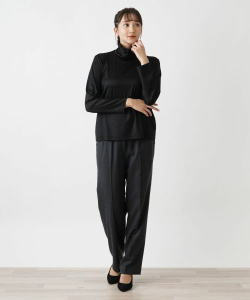 Leilian PLUS HOUSE / レリアンプラスハウス カットソー | 【店舗人気】タートルネックカットソー【シルク混】 | 詳細23