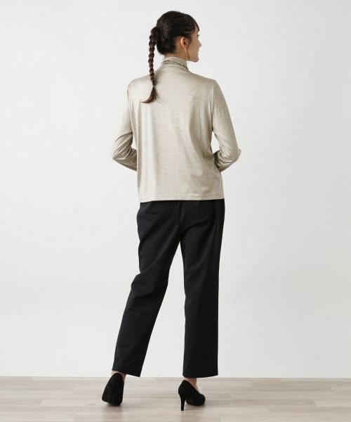 Leilian PLUS HOUSE / レリアンプラスハウス カットソー | 【店舗人気】タートルネックカットソー【シルク混】 | 詳細28