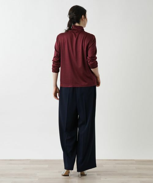 Leilian PLUS HOUSE / レリアンプラスハウス カットソー | 【店舗人気】タートルネックカットソー【シルク混】 | 詳細3