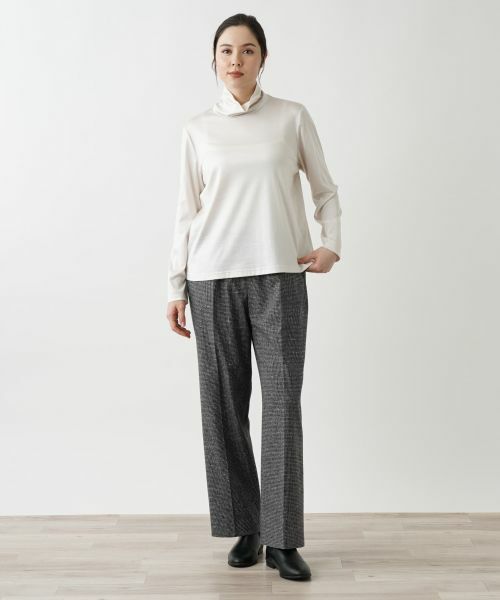 Leilian PLUS HOUSE / レリアンプラスハウス カットソー | 【店舗人気】タートルネックカットソー【シルク混】 | 詳細4
