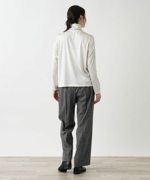 Leilian PLUS HOUSE / レリアンプラスハウス カットソー | 【店舗人気】タートルネックカットソー【シルク混】 | 詳細6