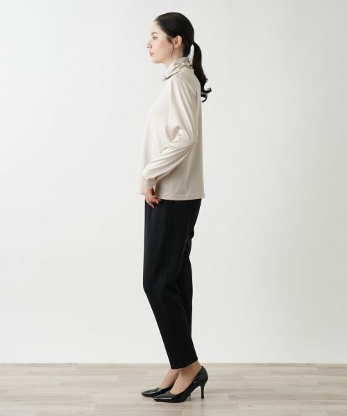 Leilian PLUS HOUSE / レリアンプラスハウス カットソー | 【店舗人気】タートルネックカットソー【シルク混】 | 詳細8