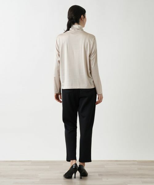 Leilian PLUS HOUSE / レリアンプラスハウス カットソー | 【店舗人気】タートルネックカットソー【シルク混】 | 詳細9