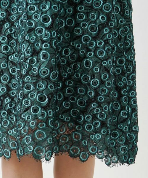 Leilian PLUS HOUSE / レリアンプラスハウス ドレス | ピーコックモチーフワンピース【プラス企画】 | 詳細11