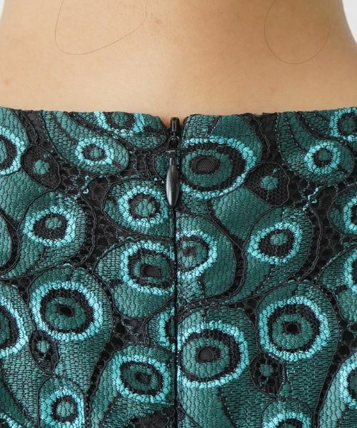 Leilian PLUS HOUSE / レリアンプラスハウス ドレス | ピーコックモチーフワンピース【プラス企画】 | 詳細9