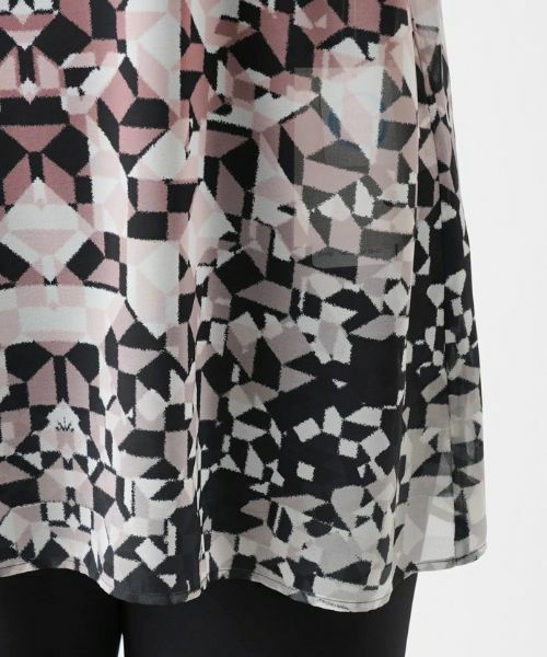 Leilian PLUS HOUSE / レリアンプラスハウス シャツ・ブラウス | ジオメトリック柄ブラウス【プラス企画】 | 詳細10