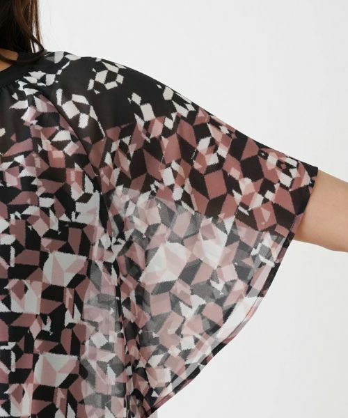 Leilian PLUS HOUSE / レリアンプラスハウス シャツ・ブラウス | ジオメトリック柄ブラウス【プラス企画】 | 詳細9