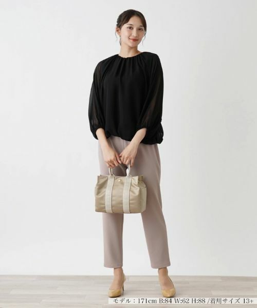 Leilian PLUS HOUSE / レリアンプラスハウス シャツ・ブラウス | バルーンブラウス【プラス企画】 | 詳細1