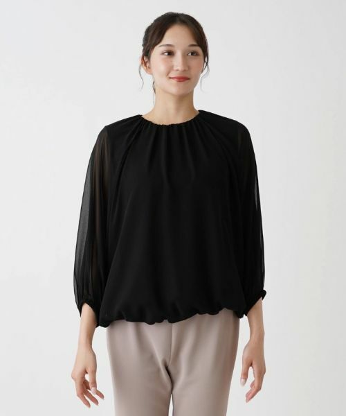 Leilian PLUS HOUSE / レリアンプラスハウス シャツ・ブラウス | バルーンブラウス【プラス企画】 | 詳細4