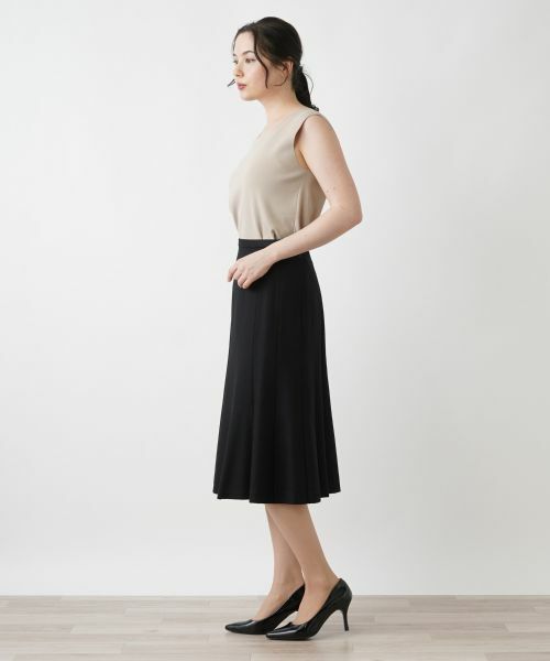 Leilian PLUS HOUSE / レリアンプラスハウス ミニ・ひざ丈スカート | フレアスカート | 詳細2