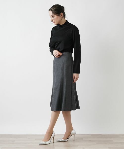 Leilian PLUS HOUSE / レリアンプラスハウス ミニ・ひざ丈スカート | フレアスカート | 詳細7