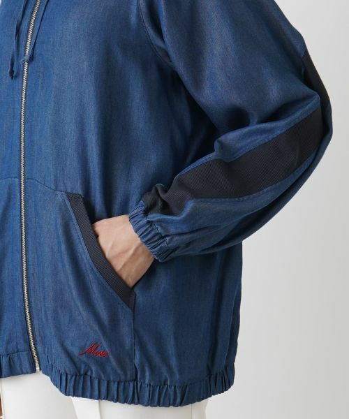 Leilian PLUS HOUSE / レリアンプラスハウス カーディガン・ボレロ | 異素材ドッキングパーカー【MUSE BY ROCHAS Premiere】 | 詳細10