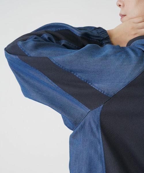 Leilian PLUS HOUSE / レリアンプラスハウス カーディガン・ボレロ | 異素材ドッキングパーカー【MUSE BY ROCHAS Premiere】 | 詳細13