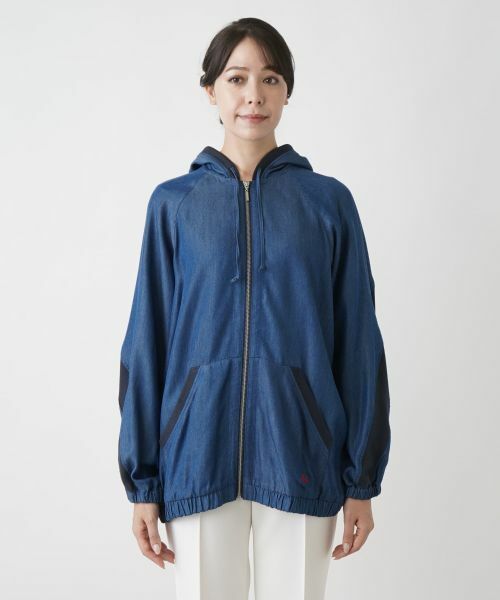 Leilian PLUS HOUSE / レリアンプラスハウス カーディガン・ボレロ | 異素材ドッキングパーカー【MUSE BY ROCHAS Premiere】 | 詳細4