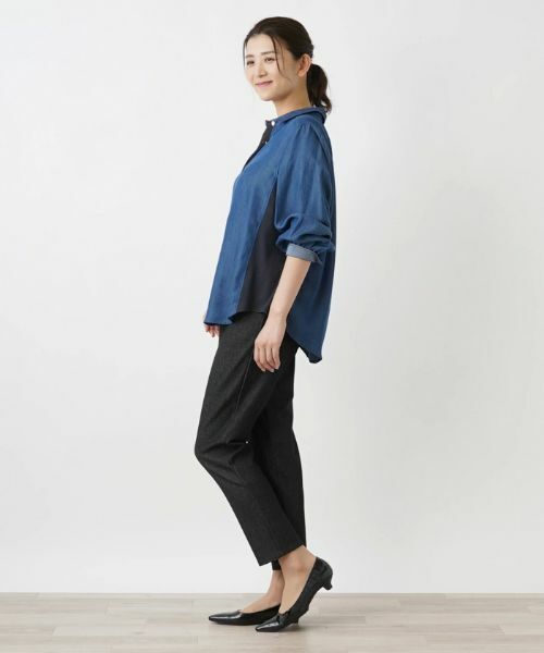 Leilian PLUS HOUSE / レリアンプラスハウス シャツ・ブラウス | デニム風ブラウス【MUSE BY ROCHAS Premiere】 | 詳細2