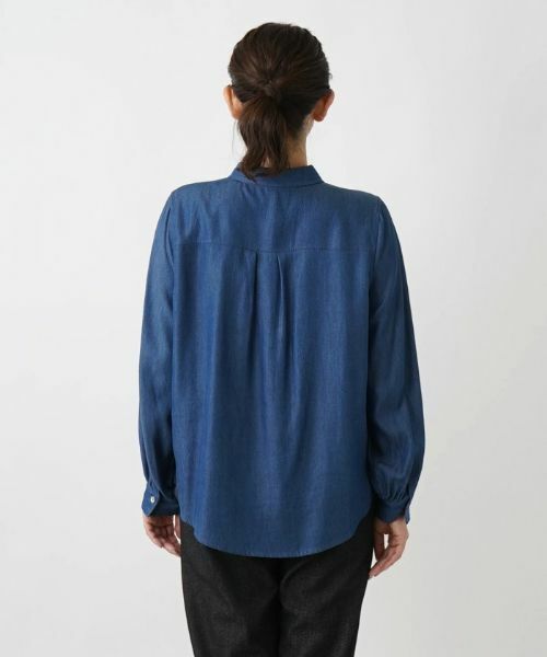 Leilian PLUS HOUSE / レリアンプラスハウス シャツ・ブラウス | デニム風ブラウス【MUSE BY ROCHAS Premiere】 | 詳細6