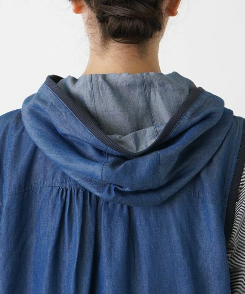 Leilian PLUS HOUSE / レリアンプラスハウス テーラードジャケット | フーデッドベスト【MUSE BY ROCHAS Premiere】 | 詳細10