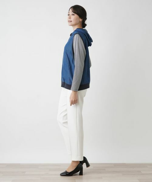 Leilian PLUS HOUSE / レリアンプラスハウス テーラードジャケット | フーデッドベスト【MUSE BY ROCHAS Premiere】 | 詳細2