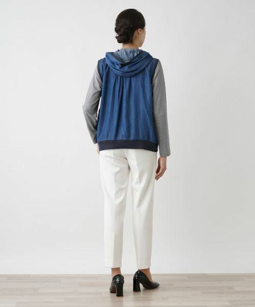 Leilian PLUS HOUSE / レリアンプラスハウス テーラードジャケット | フーデッドベスト【MUSE BY ROCHAS Premiere】 | 詳細3