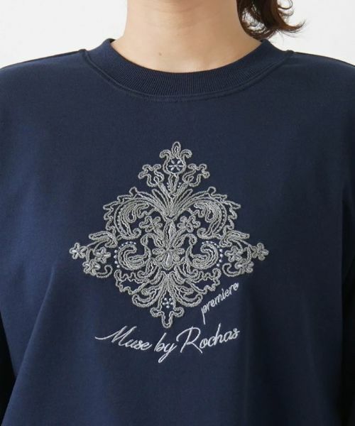 Leilian PLUS HOUSE / レリアンプラスハウス カットソー | フロント刺繍カットソー【MUSE BY ROCHAS Premiere】 | 詳細10