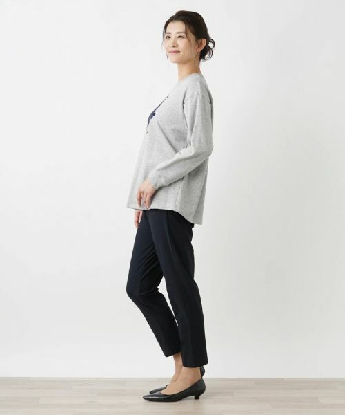 Leilian PLUS HOUSE / レリアンプラスハウス カットソー | フロント刺繍カットソー【MUSE BY ROCHAS Premiere】 | 詳細2