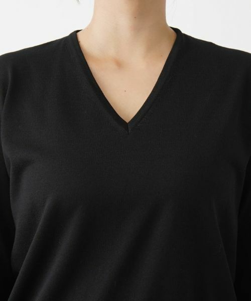 Leilian PLUS HOUSE / レリアンプラスハウス ニット・セーター | ハイゲージ長袖ニットプルオーバー【BOURGE】 | 詳細12