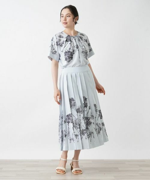 Leilian PLUS HOUSE / レリアンプラスハウス ロング・マキシ丈スカート | 【セットアップ対応商品】プリーツスカート | 詳細1