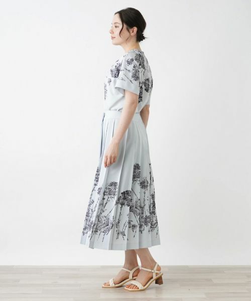 Leilian PLUS HOUSE / レリアンプラスハウス ロング・マキシ丈スカート | 【セットアップ対応商品】プリーツスカート | 詳細2