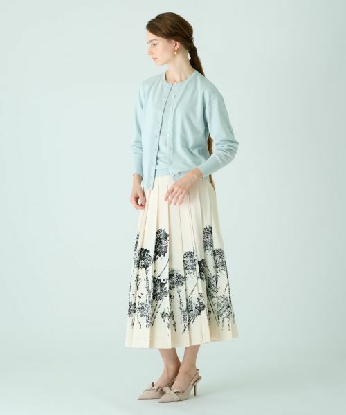 Leilian PLUS HOUSE / レリアンプラスハウス カーディガン・ボレロ | ハイゲージ長袖ニットカーディガン【BOURGE】 | 詳細2