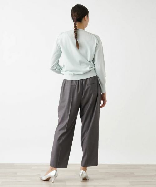 Leilian PLUS HOUSE / レリアンプラスハウス カーディガン・ボレロ | ハイゲージ長袖ニットカーディガン【BOURGE】 | 詳細5