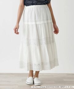 Leilian PLUS HOUSE / レリアンプラスハウス ミニ・ひざ丈スカート | フレアスカート