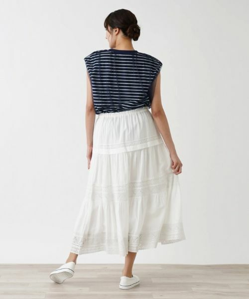 Leilian PLUS HOUSE / レリアンプラスハウス ミニ・ひざ丈スカート | フレアスカート | 詳細6